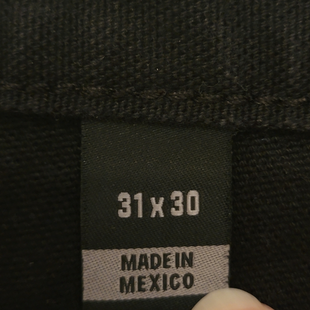 Carhartt Loose Straight Washed Duck Double-Front Jeans Black B136 Men's 30x29 - Picture 10 of 16